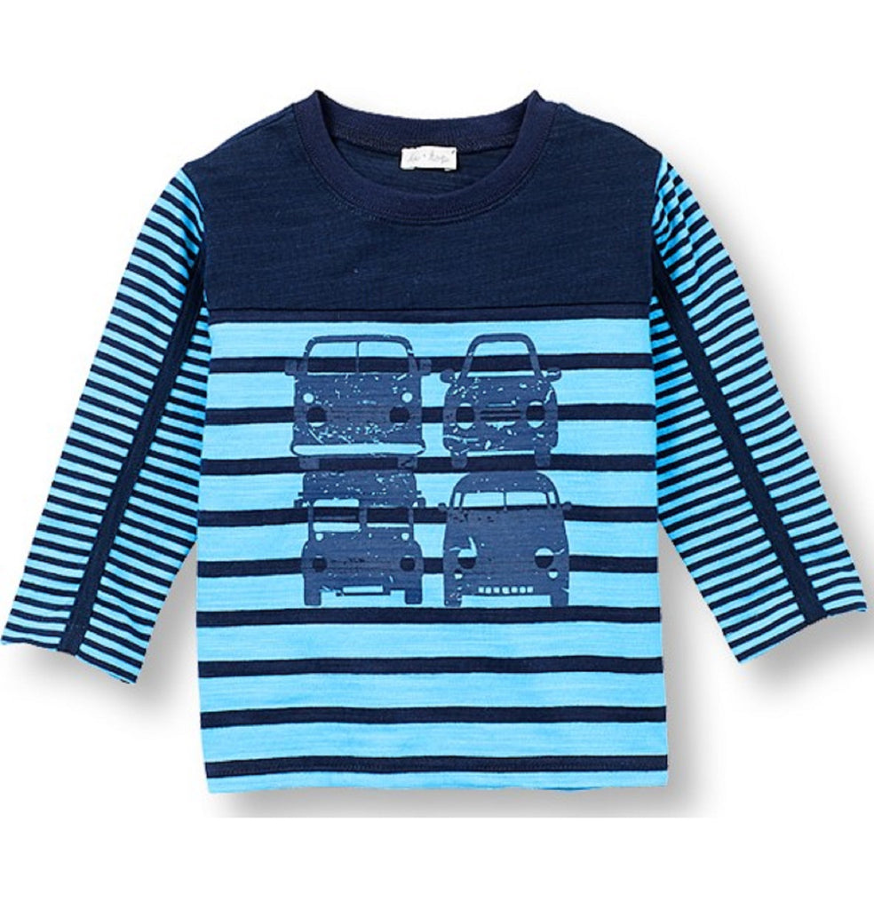 Le Top Boys' Rush Hour Stripe Shirt