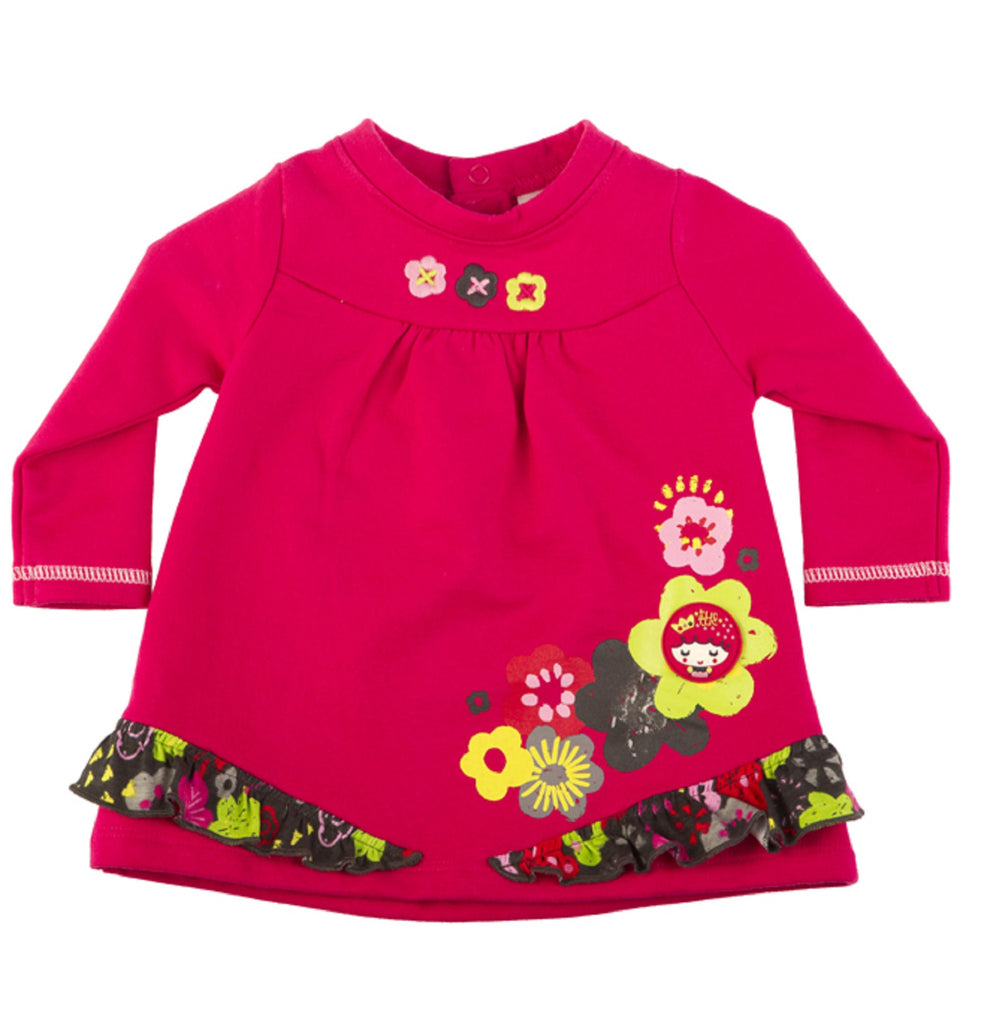Tuc Tuc Red Suede Plush Dress