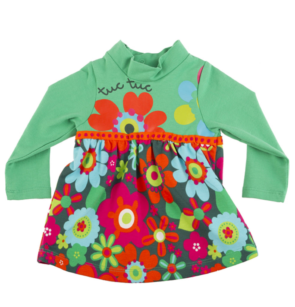 Tuc Tuc Girls' Printed Flower Tee