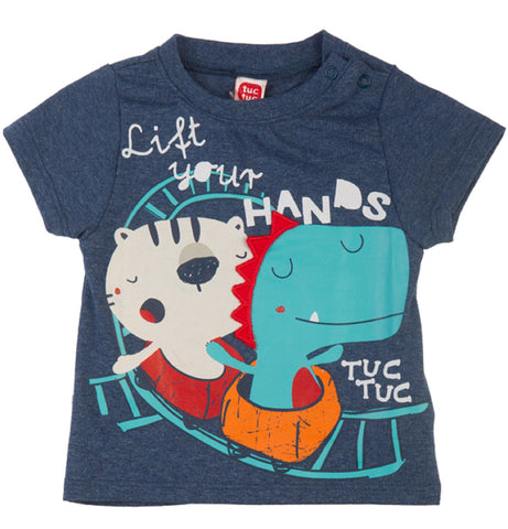 Tuc Tuc Denim Effect Tee