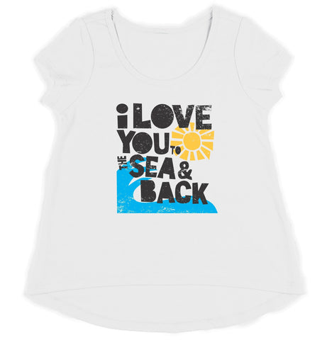 Feather 4 Arrow Girls Love You to the Sea Girls' Tee