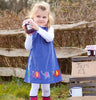JoJo Maman Bebe Girls' Elephant Pinafore Dresses