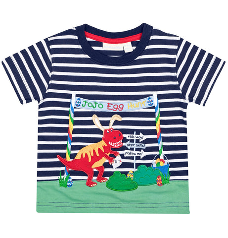 JoJo Maman Bebe Dinosaur Egg Hunt Tee