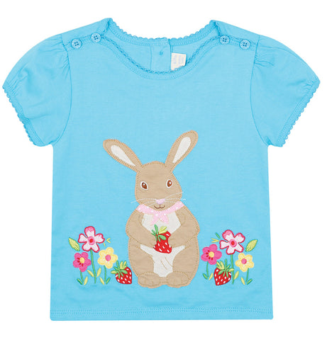 JoJo Maman Bebe Girls Bunny Tee